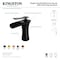 Fauceture LS8420QLL Executive Single-Handle Bathroom Faucet, Matte Black LS8420QLL - alternate 3